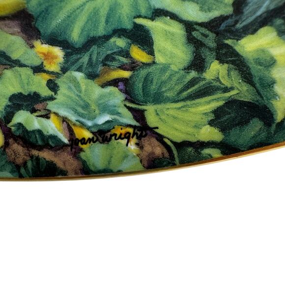 Hog Harvest By Joan Wright Pigs In Bloom The Danbury Mint Collectible Plate - Picture 2 of 3